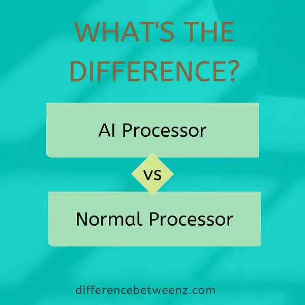 Perbedaan Antara Prosesor AI dan Prosesor Normal