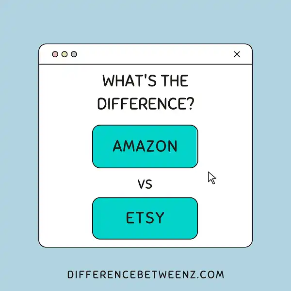 Perbedaan antara Amazon dan Etsy