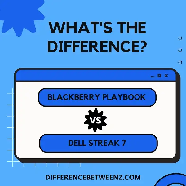 Perbedaan Blackberry Playbook dan Dell Streak 7