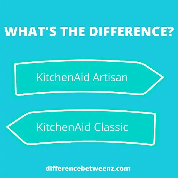 Difference Between KitchenAid Artisan And Classic.webp