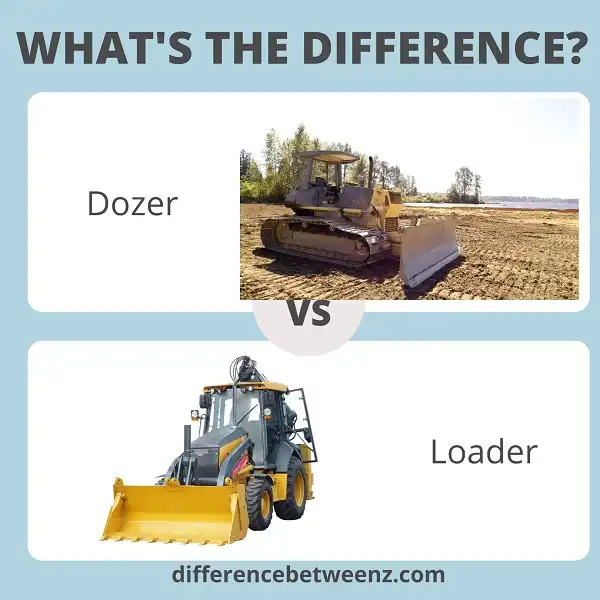 Perbedaan antara Dozer dan Loader